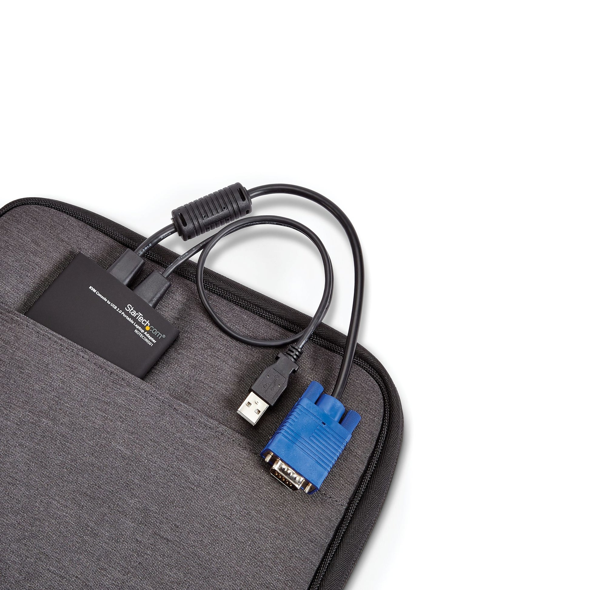 StarTech.com USB-Extender (KVM Crash-Cart Adapter) – VGA, USB 2.0, USB Mini-B/USB A, PS/2 – für Laptop