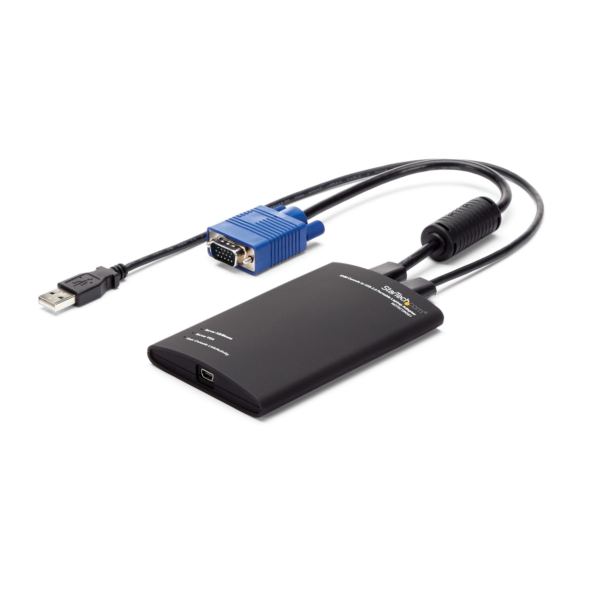StarTech.com USB-Extender (KVM Crash-Cart Adapter) – VGA, USB 2.0, USB Mini-B/USB A, PS/2 – für Laptop