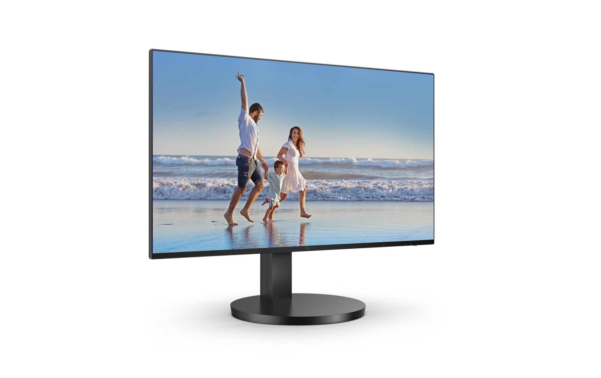 AOC 24B3CF2 – Monitor, 23,8", 1920 × 1080 (Full HD), IPS, 100 Hz, 250 cd/m², USB-C, VESA 100 × 100, Schwarz