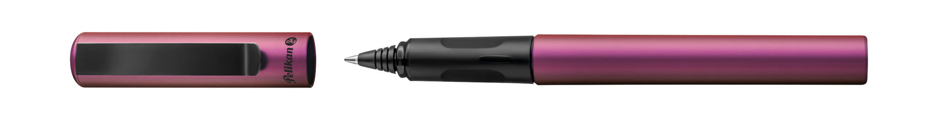 Pelikan Pina Colada Holo – Tintenroller, 0,7 mm, Blau, radierbar, Metall, Pink