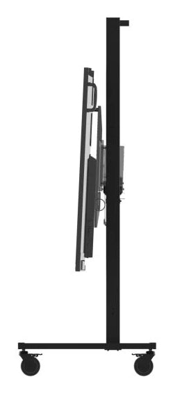 Viewsonic VE-MT-001 – Lenkrolle, 75 kg Tragkraft, SPCC, Schwarz, für VB-STND-104