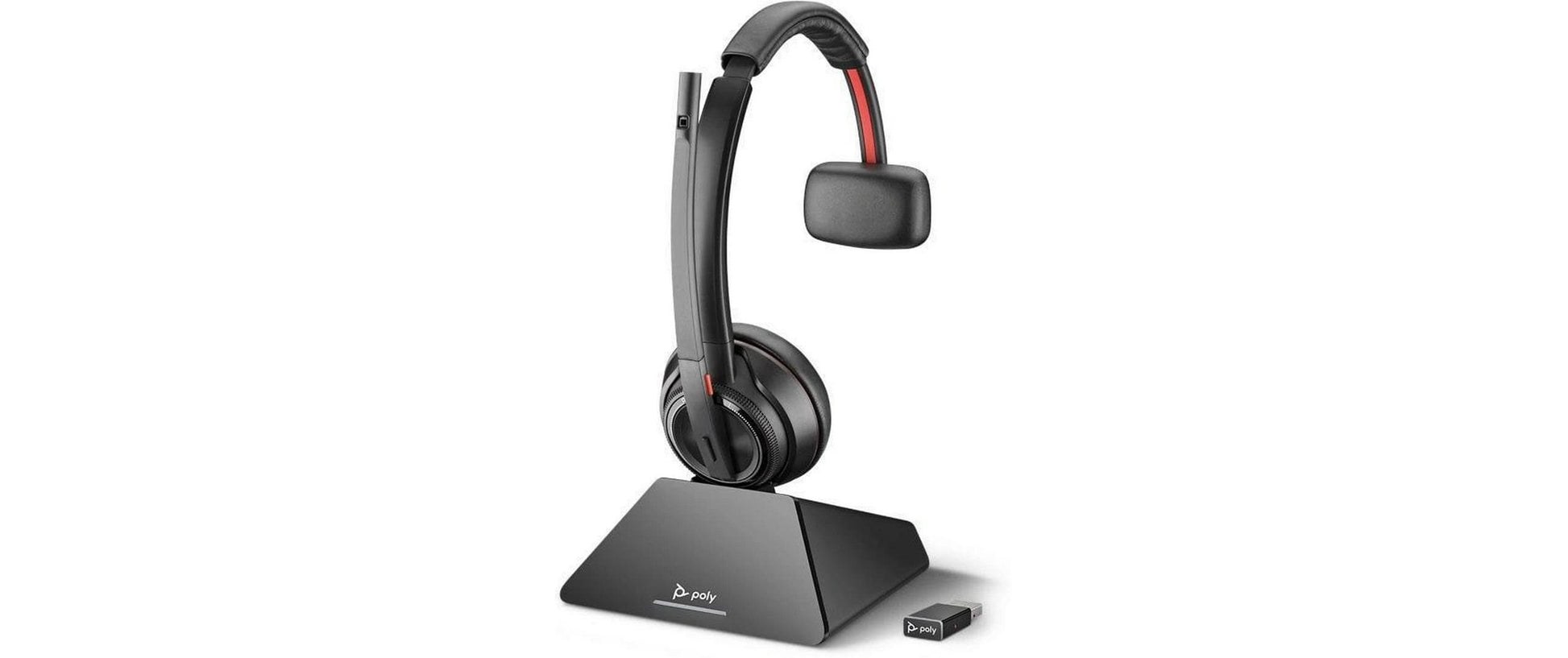 Poly Savi 8210 UC DECT 1880-1900 – Mono-Headset – DECT – Boom-Mikrofon – Schwarz – bis 13 h