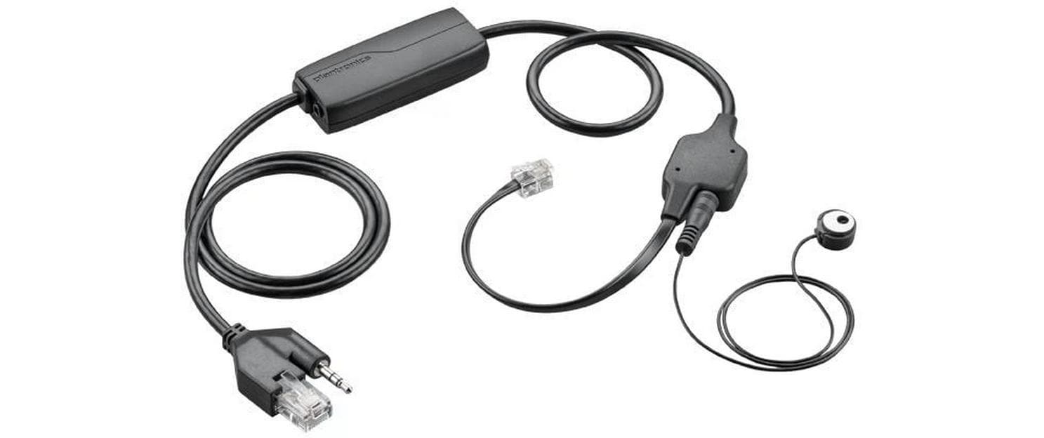 Poly APV-63 – EHS-Adapter – Schwarz
