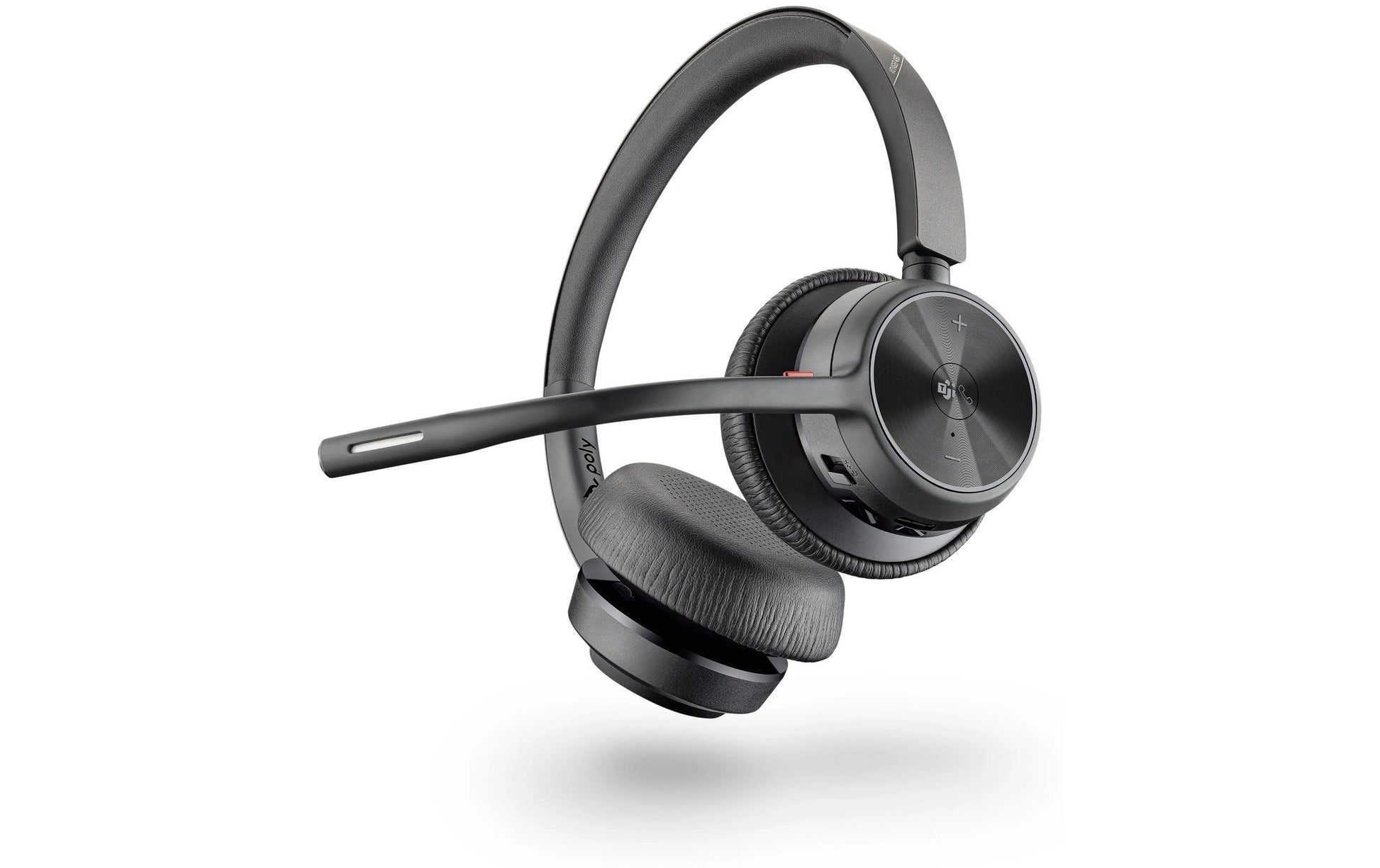 Poly Voyager 4320 – Duo Headset – Bluetooth, USB-C – Boom-Mikrofon (MEMS) – Schwarz – für PC/Mac – bis 24 h