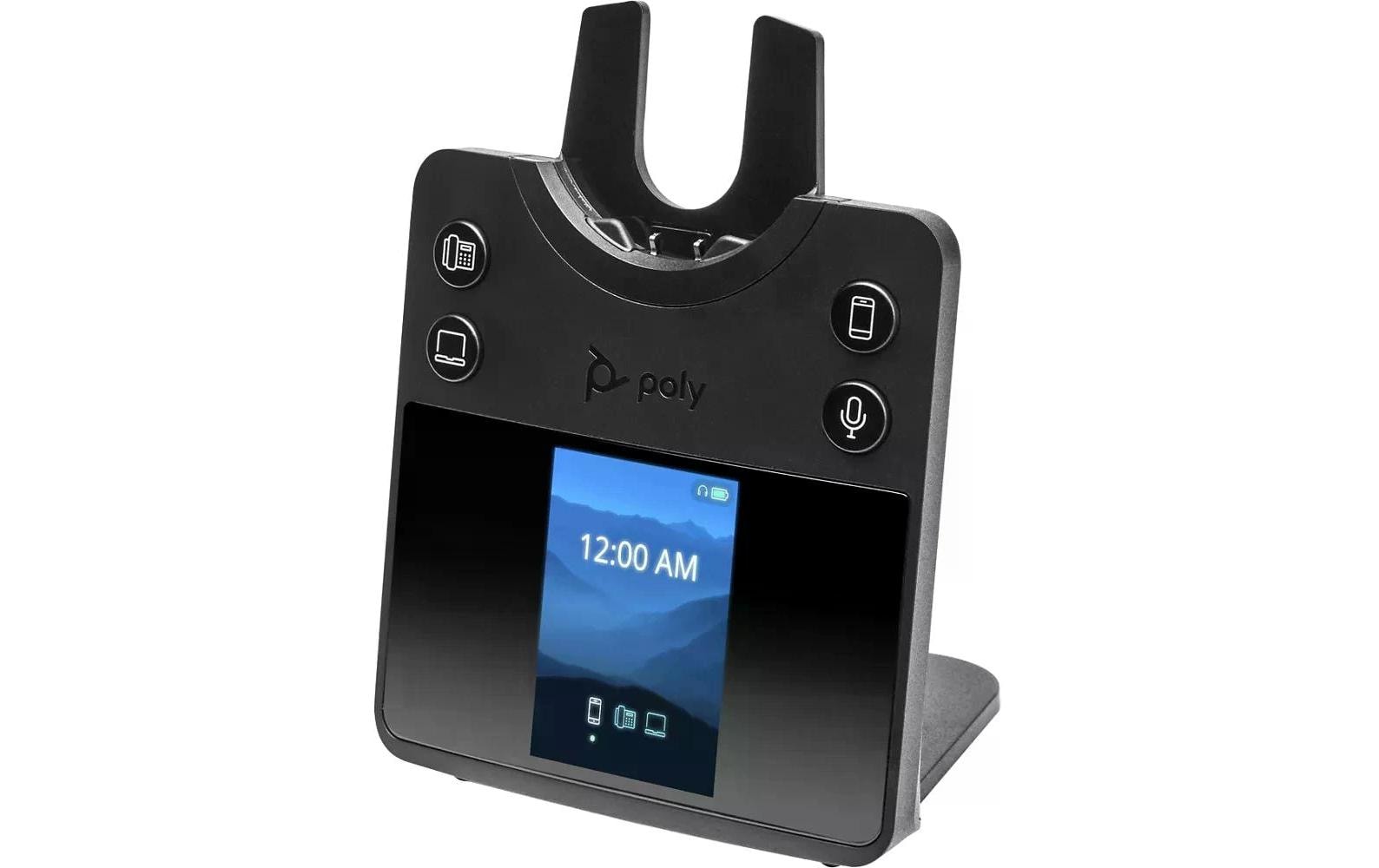 Poly Savi 7410 – Mono Headset – DECT – für PC/Mac – schwarz – bis 13 h