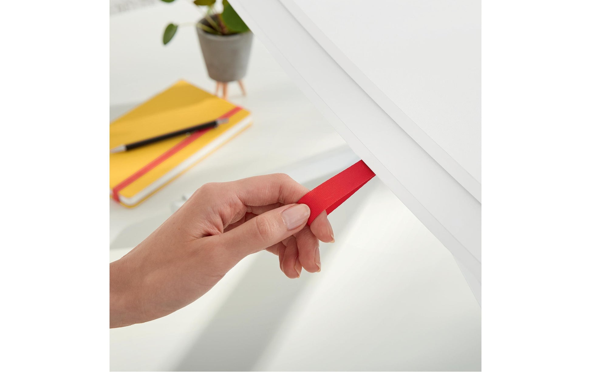 Leitz Stehtisch – 42 × 80 × 7,2-38 cm – grau – höhenverstellbar