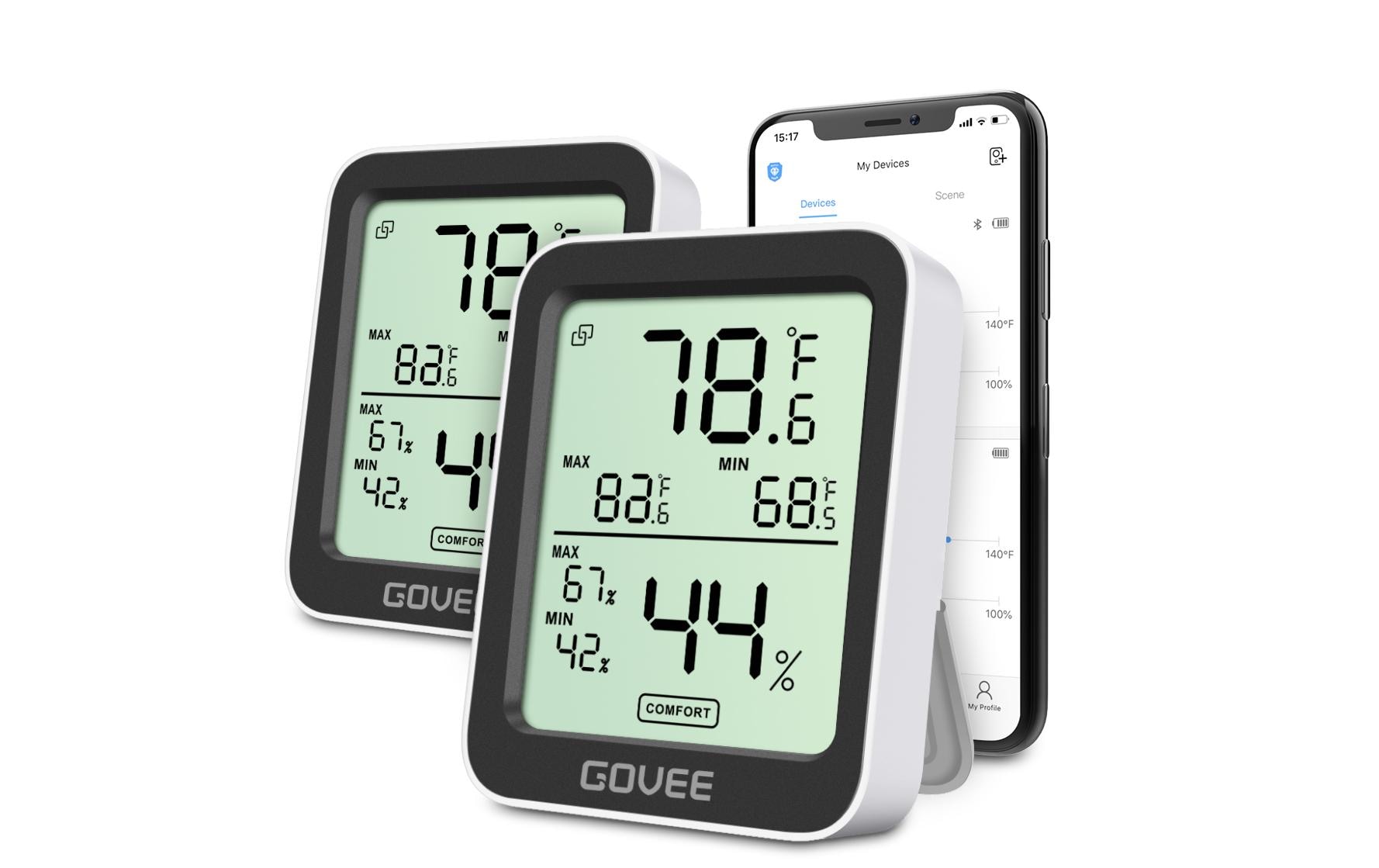 Govee H5075 – Thermo-/Hygrosensor, Bluetooth, App-Unterstützung