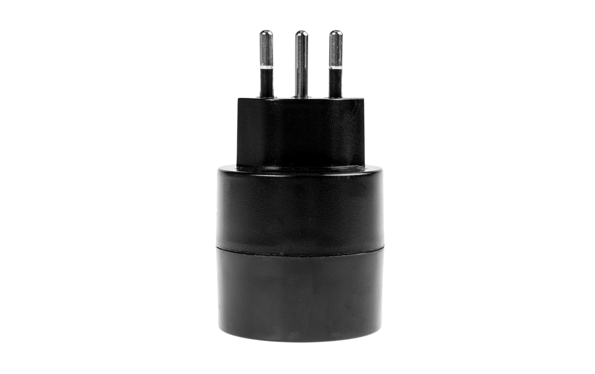 Furber. Reiseadapter – Typ J → Typ F (Schweiz → Europa), geerdet, 2500 W – schwarz
