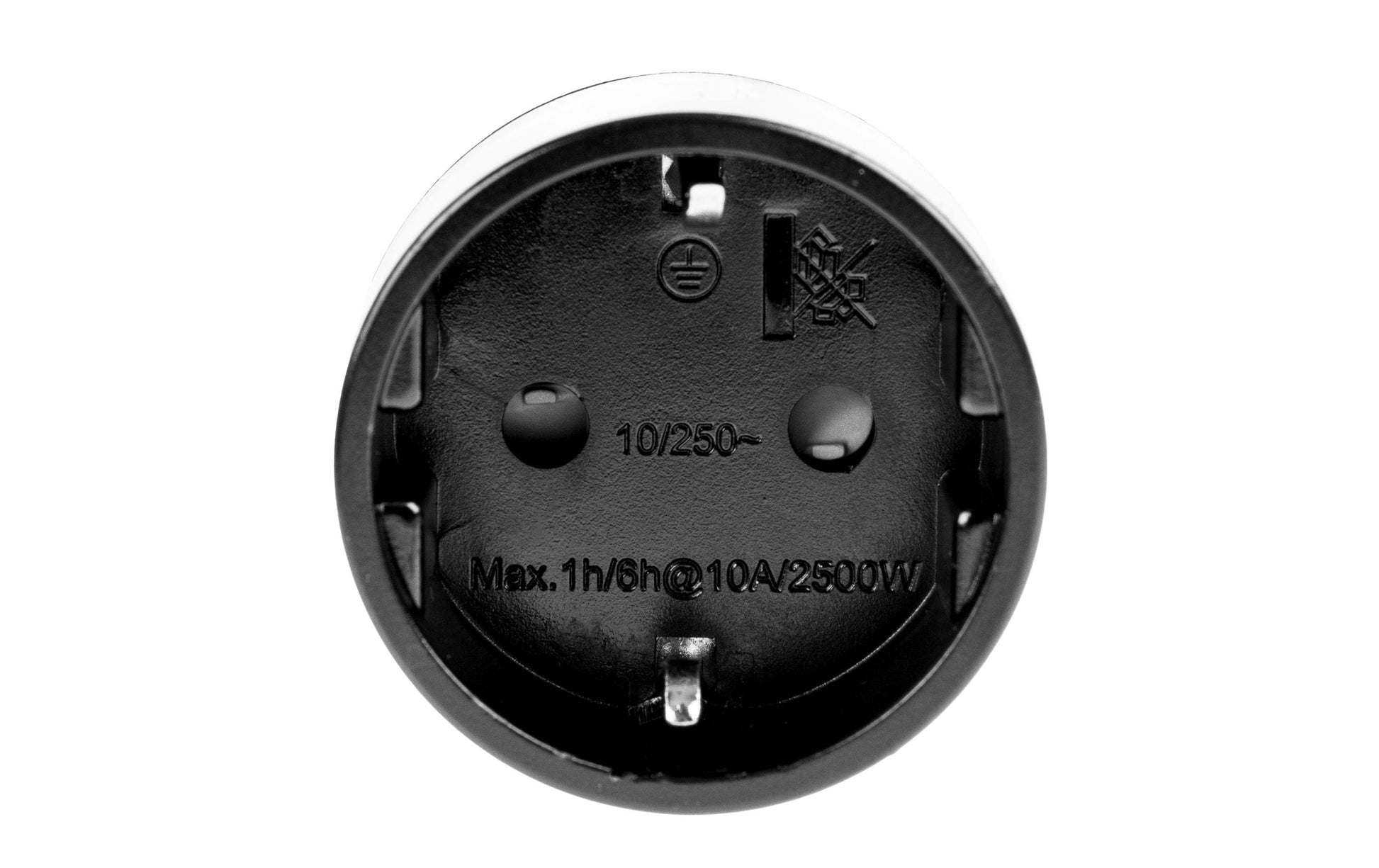 Furber. Reiseadapter – Typ J → Typ F (Schweiz → Europa), geerdet, 2500 W – schwarz