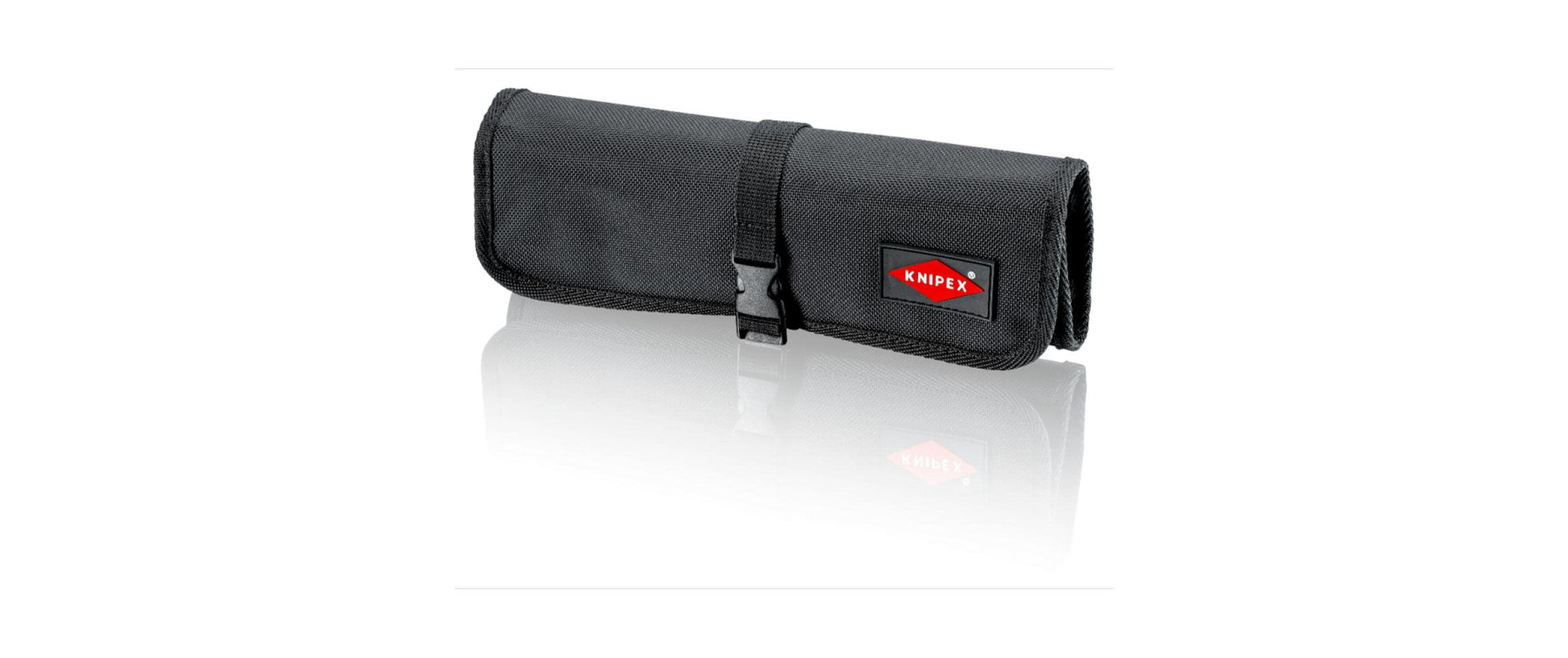 Knipex Gürteltasche – leer, 4 Fächer, abschliessbar, schwarz, Polyester, B 100 × H 30 × T 315 mm