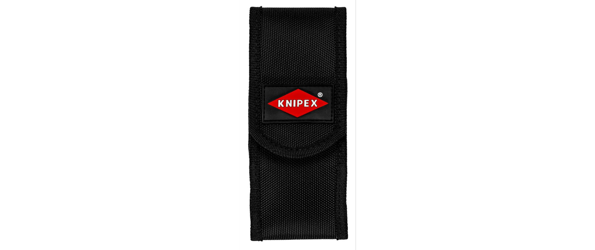 Knipex Gürteltasche – Schwarz, Polyester, B 75 × H 180 × T 55 mm, für zwei Zangen 45 mm