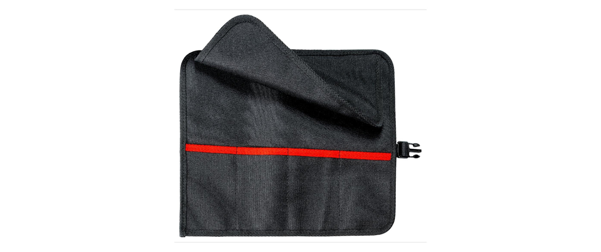Knipex Gürteltasche – leer, 4 Fächer, abschliessbar, schwarz, Polyester, B 100 × H 30 × T 315 mm