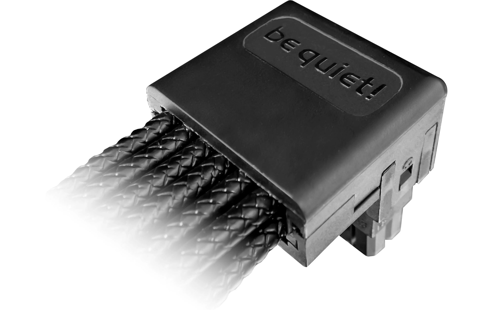 be quiet! be quiet 12V-2×6–12VHPWR Stromkabel – 0,7 m, gerade–90° gewinkelt, schwarz, für Grafikkarten