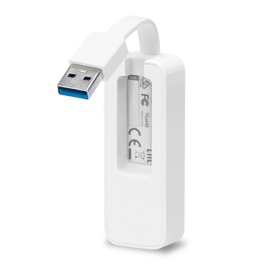 TP-Link UE300 Netzwerkadapter USB zu RJ-45 – 1 Gbit/s, USB 3.2 Gen 1 (5 Gbit/s), für Windows/macOS/Linux