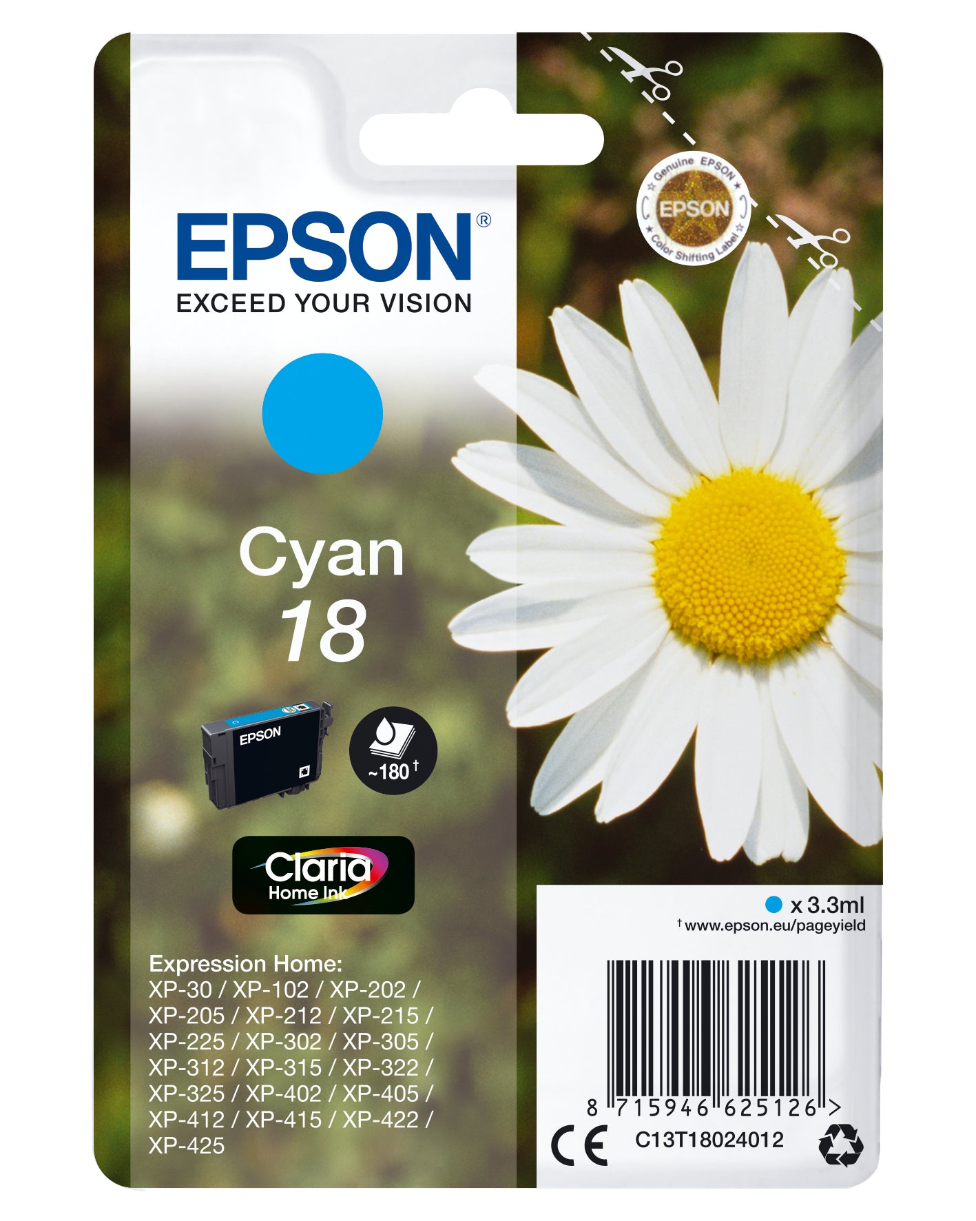 Epson Tintenpatrone, Cyan