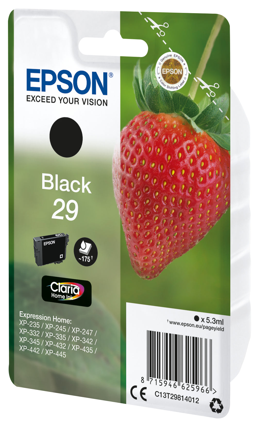 Epson Tintenpatrone 29, Schwarz, 180 Seiten