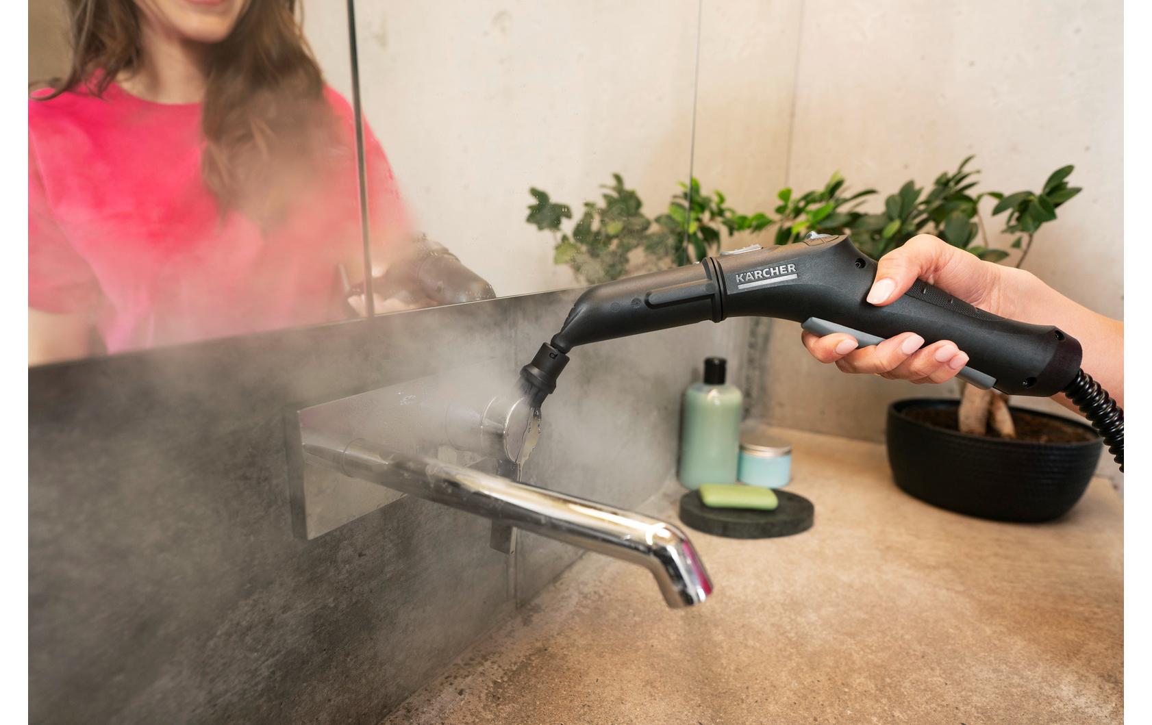 Kärcher Dampfreiniger – 1000 ml, schwarz/weiß, für Badezimmer