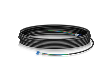 Ubiquiti LWL-Patchkabel – LC–LC, Single-Mode, 91,4 m, Schwarz