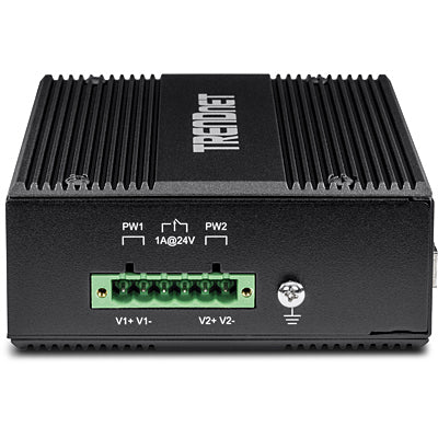 Trendnet TI-UPG62 – Unmanaged L2 Switch – 4× 1G, 2× SFP, PoE+, PoE-Budget 240 W, DIN-Schiene