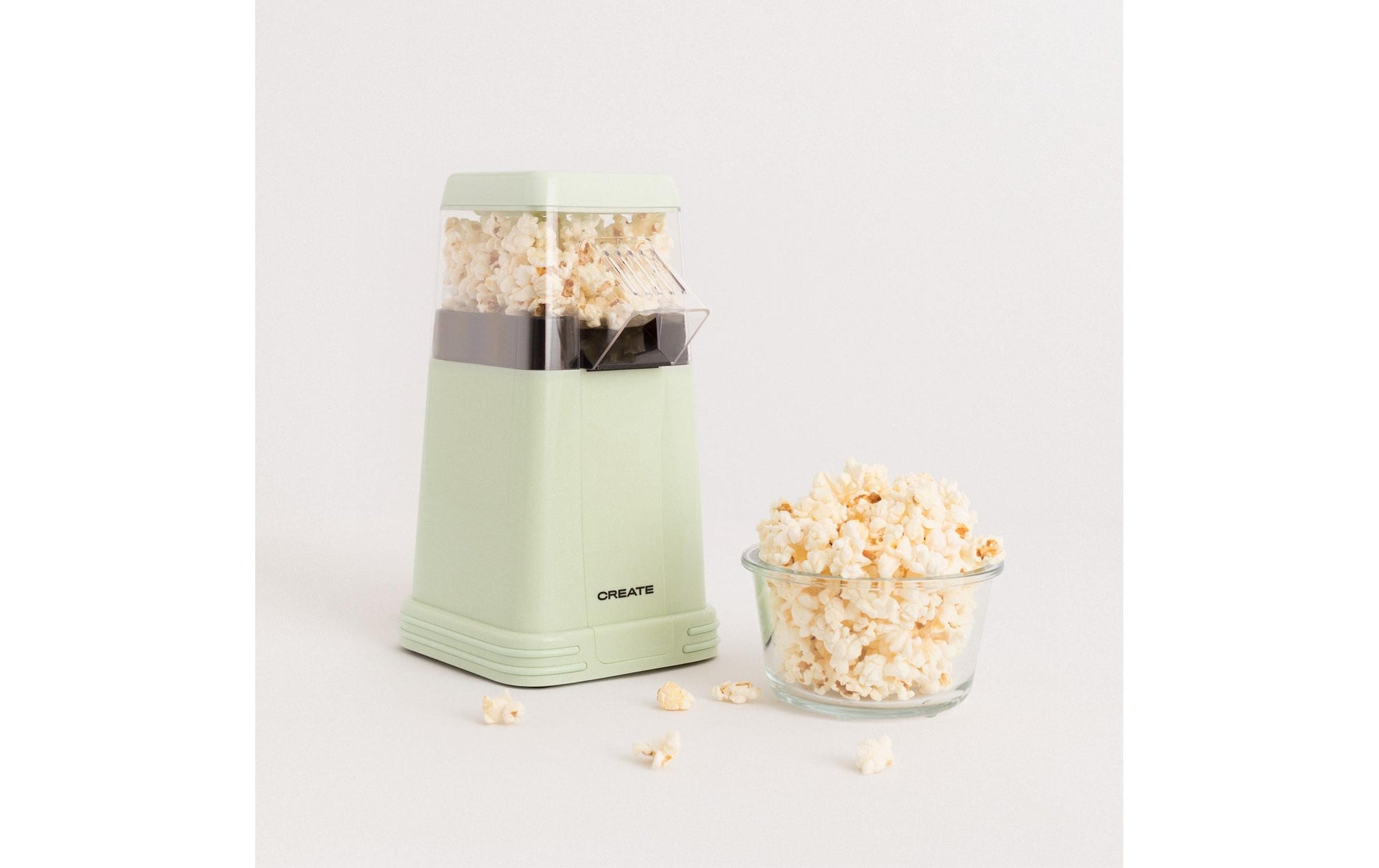 Create Popcornmaker – 80 g Füllmenge, 1 200 W – Hellgrün