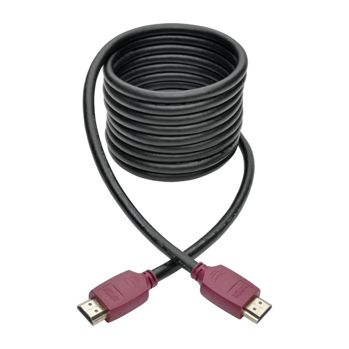 Tripp Lite HDMI Kabel HDMI 2.0 4K 60 Hz – 3 m – Ethernet – Schwarz/Magenta