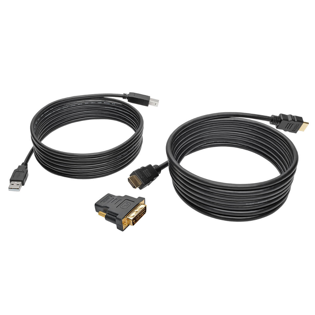 Tripp Lite P782-010-DH KVM-Kabel HDMI/USB zu DVI/USB – 4K (3840 × 2160) @ 60 Hz, 3 m, USB 2.0