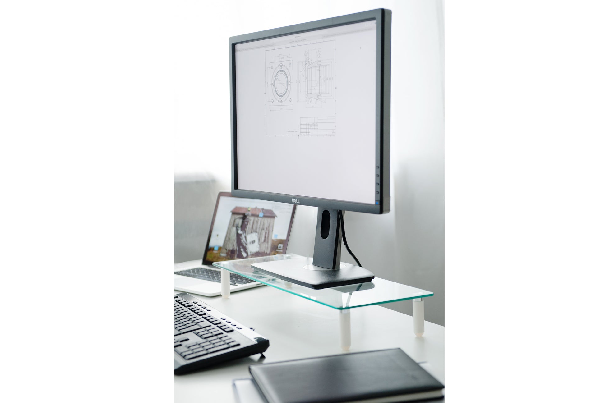 Digitus DA-90358 – Standfuss, Tragkraft 20 kg, weiss