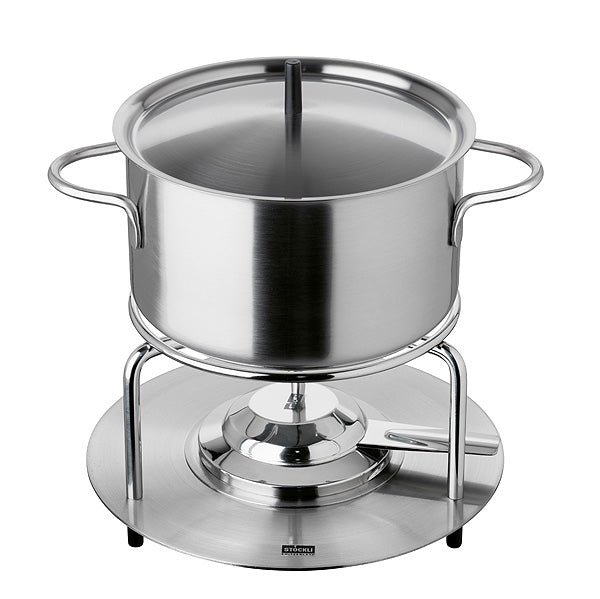 Stöckli Fondue Aragon Inox – 1,6 l, Edelstahl, Induktion