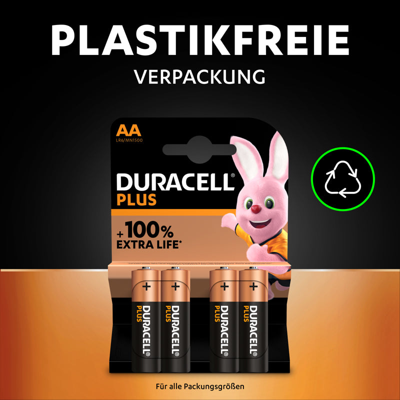 Duracell Batterie Plus Power MN1500 – Cadmiumfrei