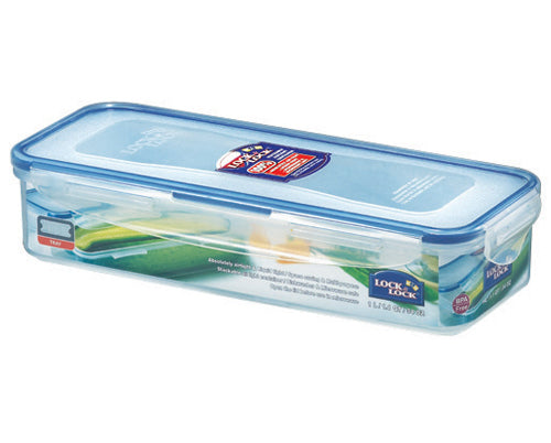 Lock & Lock Vorratsdose 1 l, 27,8 × 11,5 × 6 cm, Silikon, Transparent