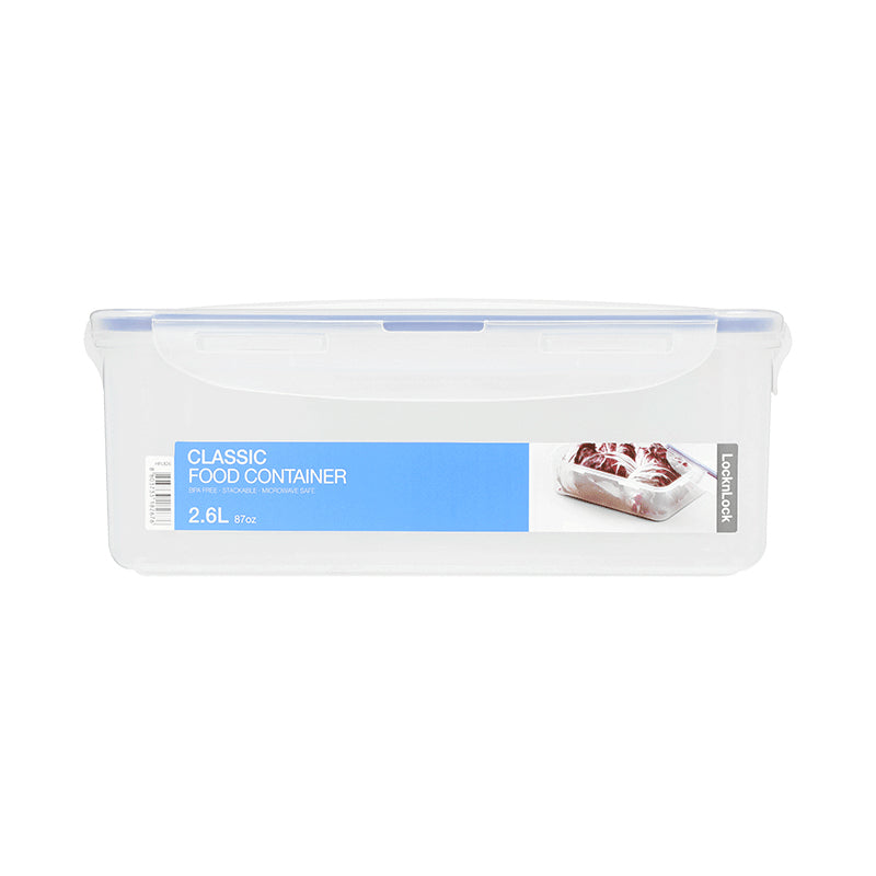 Lock & Lock Vorratsdose 2,6 l, 18 × 24,8 × 9,3 cm, Polypropylen (PP), Transparent