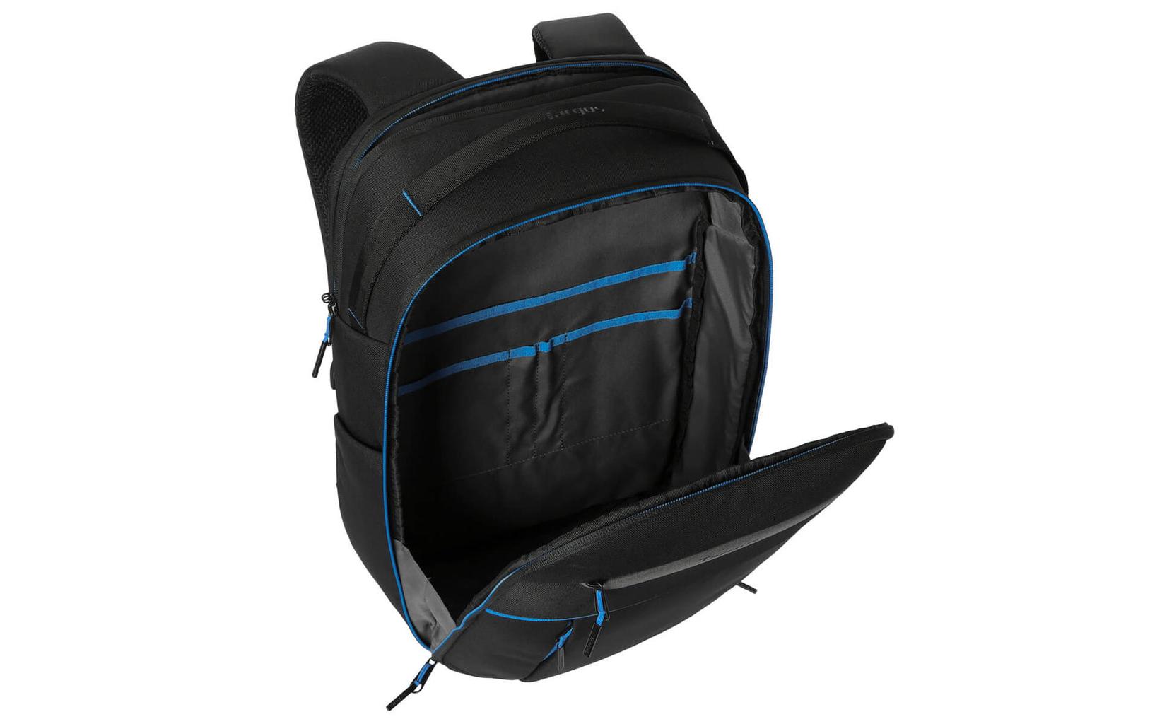 Targus Notebook-Rucksack für Geräte bis 16" – 22 l – 69% recycelter Kunststoff – Schwarz