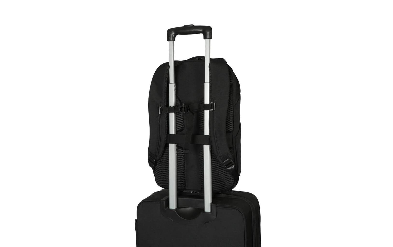 Targus Notebook-Rucksack für Geräte bis 16" – 22 l – 69% recycelter Kunststoff – Schwarz