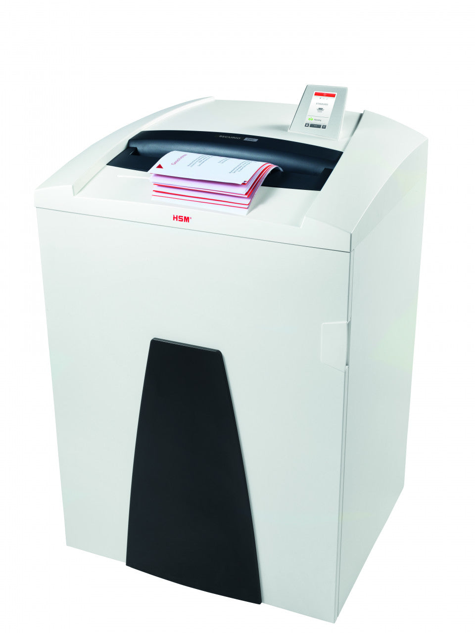 HSM Securio P44i – Aktenvernichter, DIN P-4, Partikelschnitt 3,9 × 40 mm, 205 l