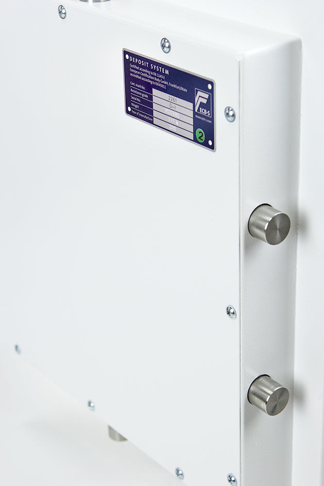 Phoenix Safe Co. Phoenix Einwurf-Tresor HS1091KD – Schlüsselschloss – 112,0 l – Bodenmontage – Weiss
