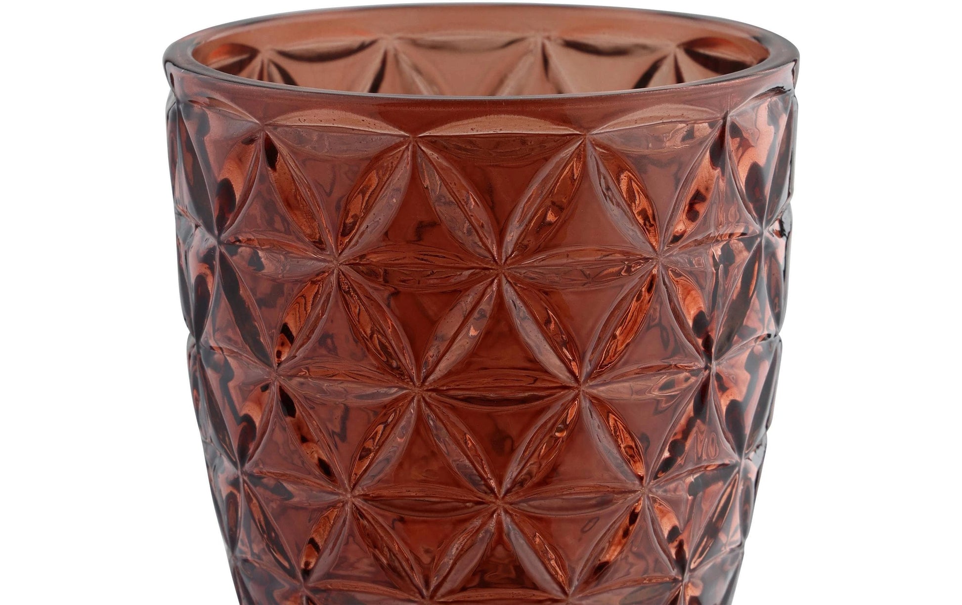 EGLO Windlicht – Glas, rot – Ø 7,3 × 7,3 cm – 4‑teilig