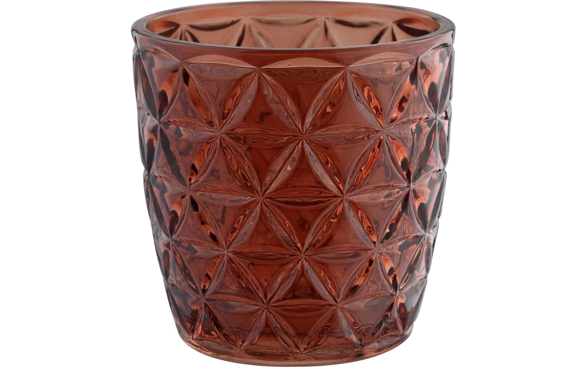 EGLO Windlicht – Glas, rot – Ø 7,3 × 7,3 cm – 4‑teilig