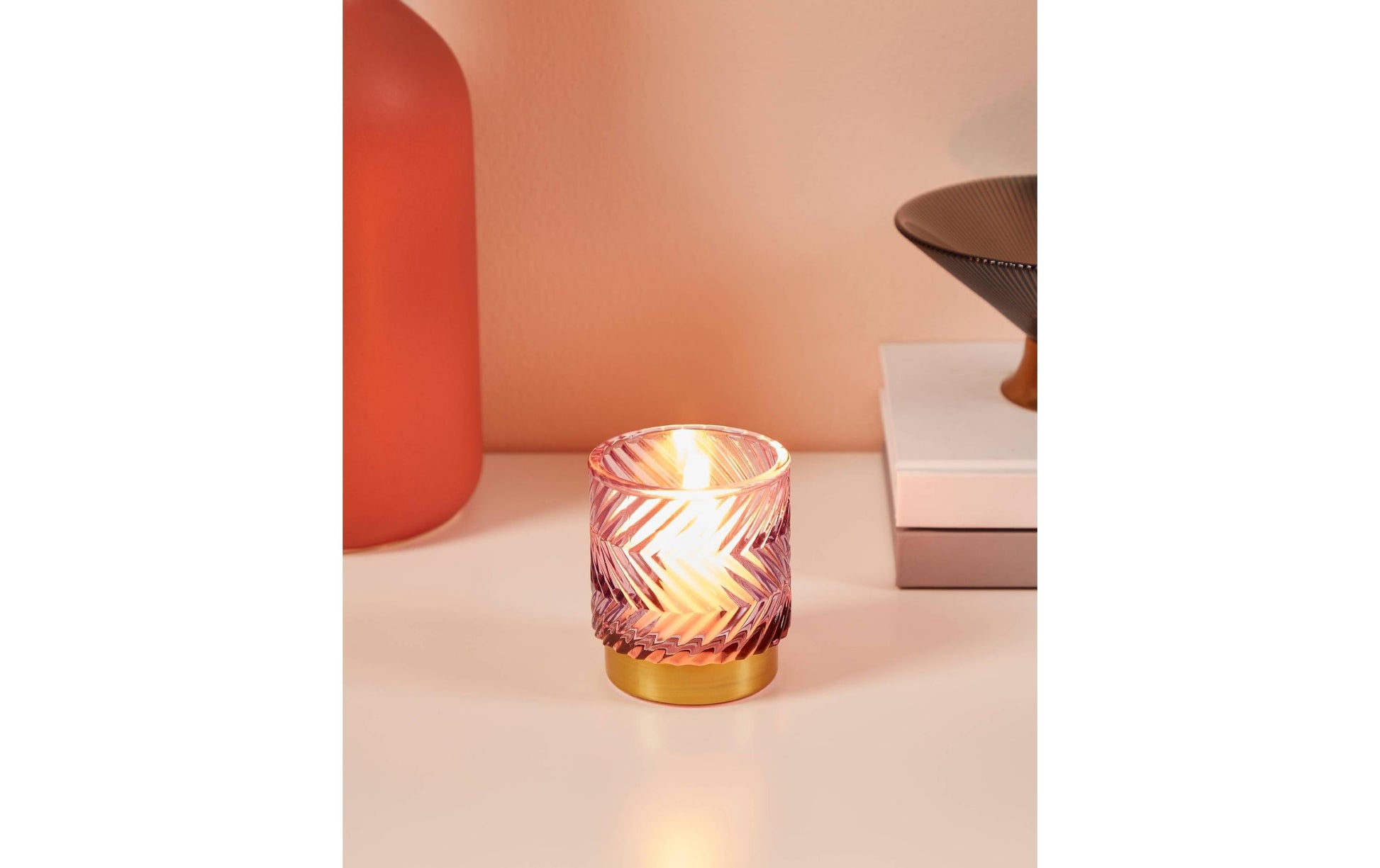 EGLO Bezamby Windlicht – Glas, mehrfarbig – Ø 7 × 8 cm