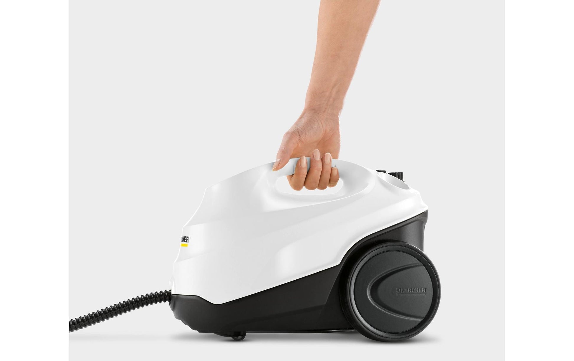 Kärcher SC 3 EasyFix – Dampfreiniger – 1900 W, 3,5 bar, 1 l, Aufheizzeit 0,5 min, Weiss/Schwarz