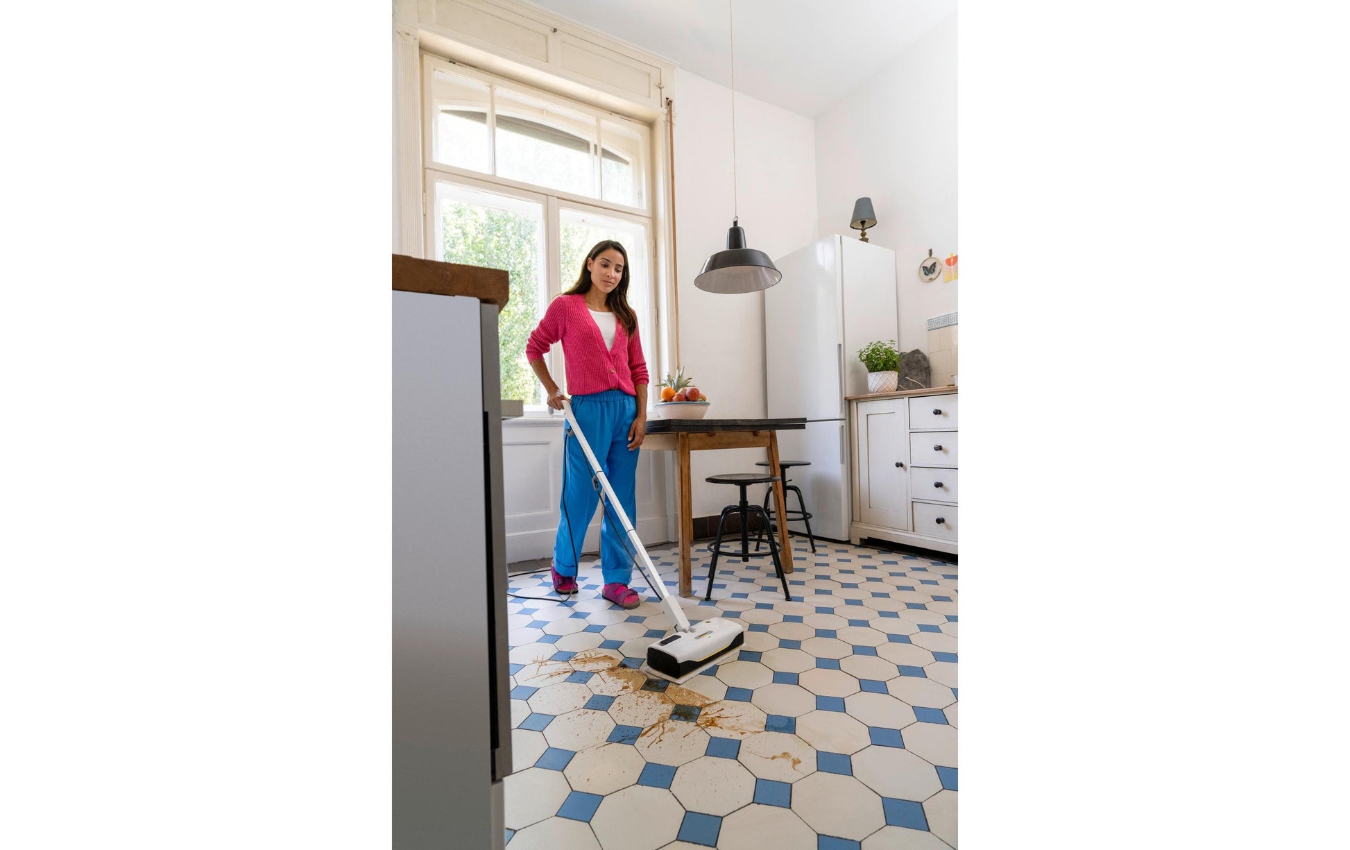 Kärcher Dampfreiniger – 500 ml, silber, für Küche