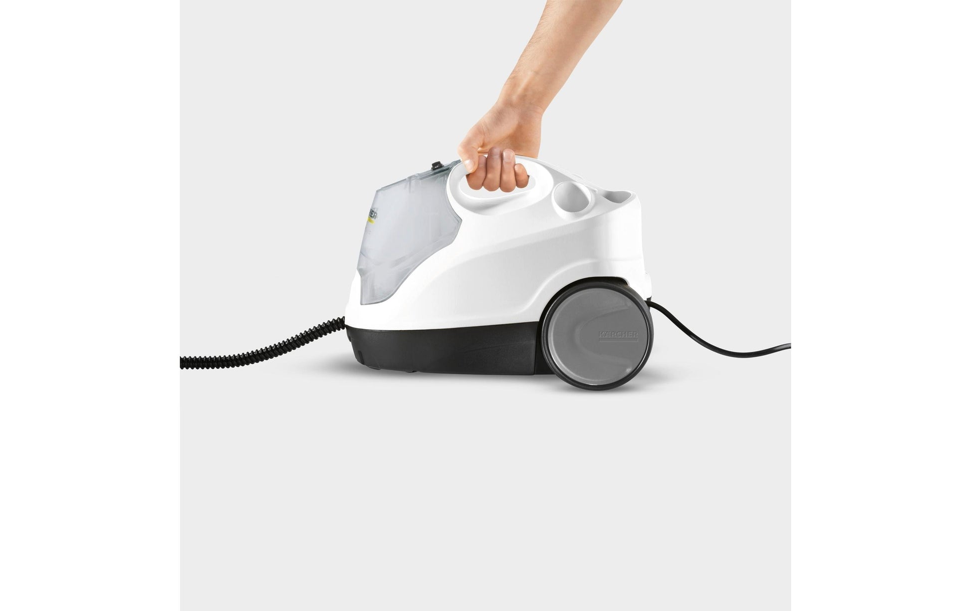 Kärcher SC 4 EasyFix – Dampfreiniger – 2000 W, 3,5 bar, 0,8 l, Aufheizzeit 4 min, Weiss/Schwarz