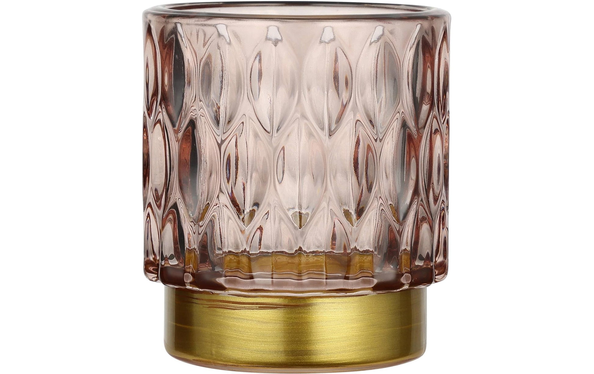 EGLO Bezamby Windlicht – Glas, Gold – Ø 7 × 8 cm