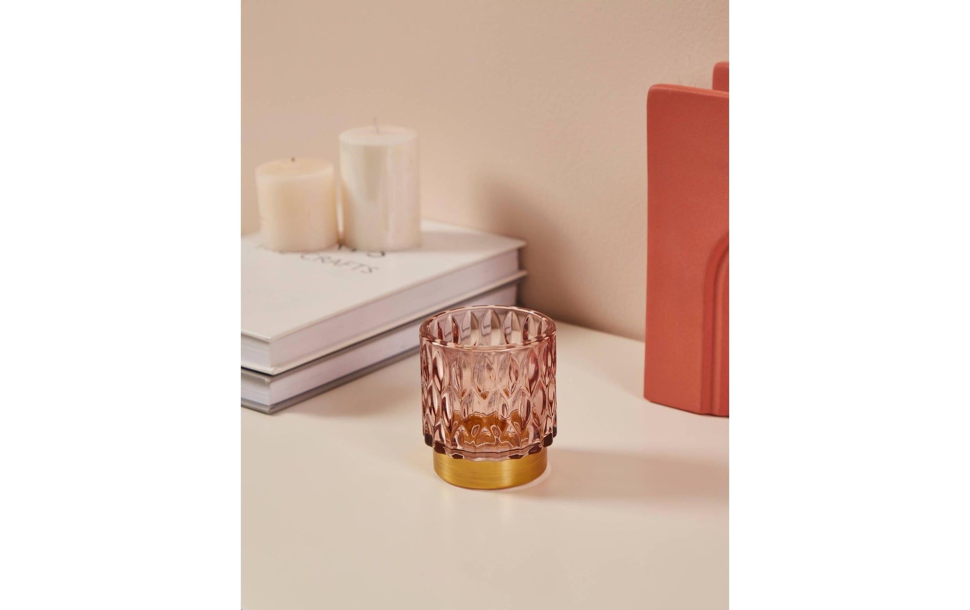 EGLO Bezamby Windlicht – Glas, Gold – Ø 7 × 8 cm