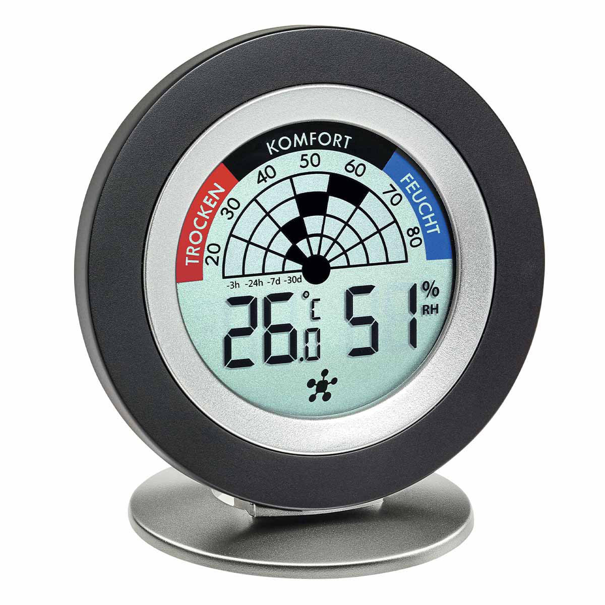 TFA-Dostmann WeatherHub SET8 – Wetterstation, innen/aussen, Hygrometer, inkl. Aussensensor – Weiss