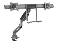 Kensington Monitorarm, Dual, Gasfeder, Querstange, Griff