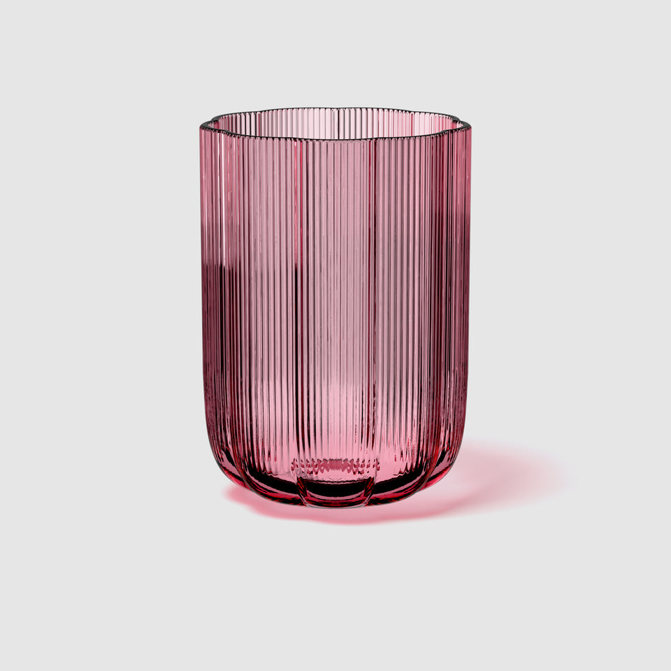 Villeroy & Boch Vase – Ø 16 × 22 cm – Glas, violett