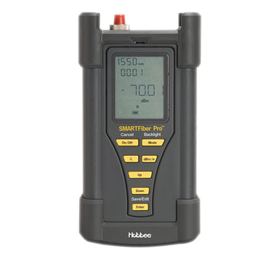 HOBBES SMARTFiberPro – LWL-Leistungsmessgerät – 6 Wellenlängen 850–1625 nm, -60–3 dBm, InGaAs, für FC/SC/ST