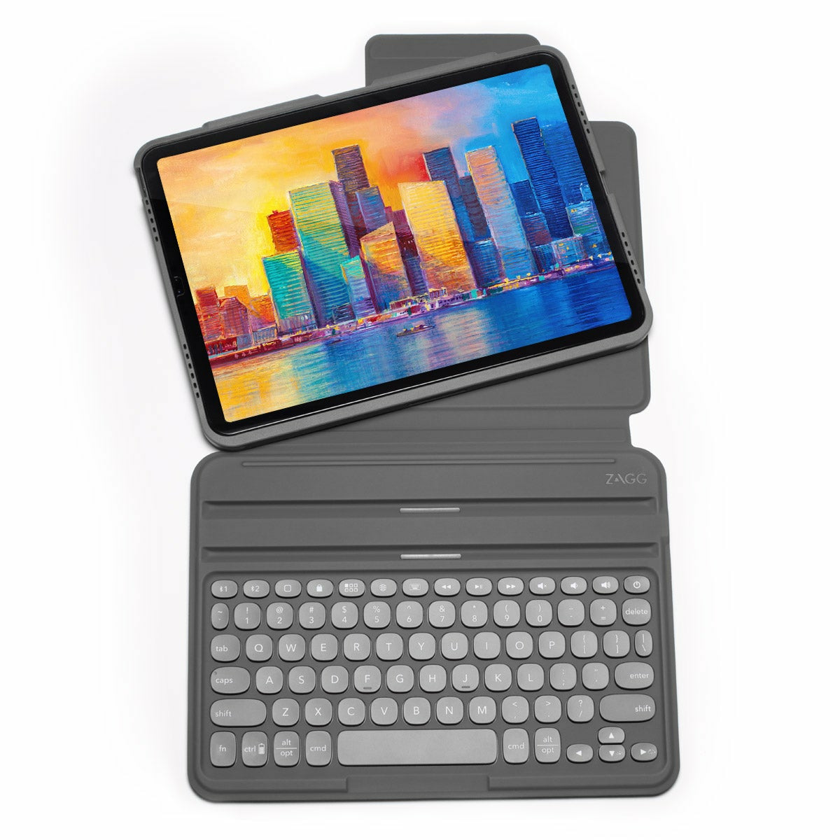 ZAGG Keys Pro – Tastatur, UK-Layout (EN), Dunkelgrau – für Apple iPad 11"