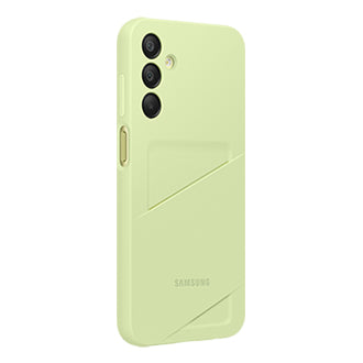 Samsung Backcover – für Samsung Galaxy A15 5G, mit Kartenfach, Limette, kratzresistent