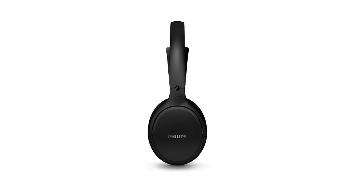 Philips SHD6000BK/12 Over-Ear Kopfhörer – Stereo, Kabel + BT, 3,5 mm Klinke, mit Ladestation, Schwarz